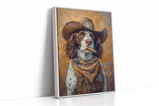 English Springer Spaniel Cowboy Sheriff