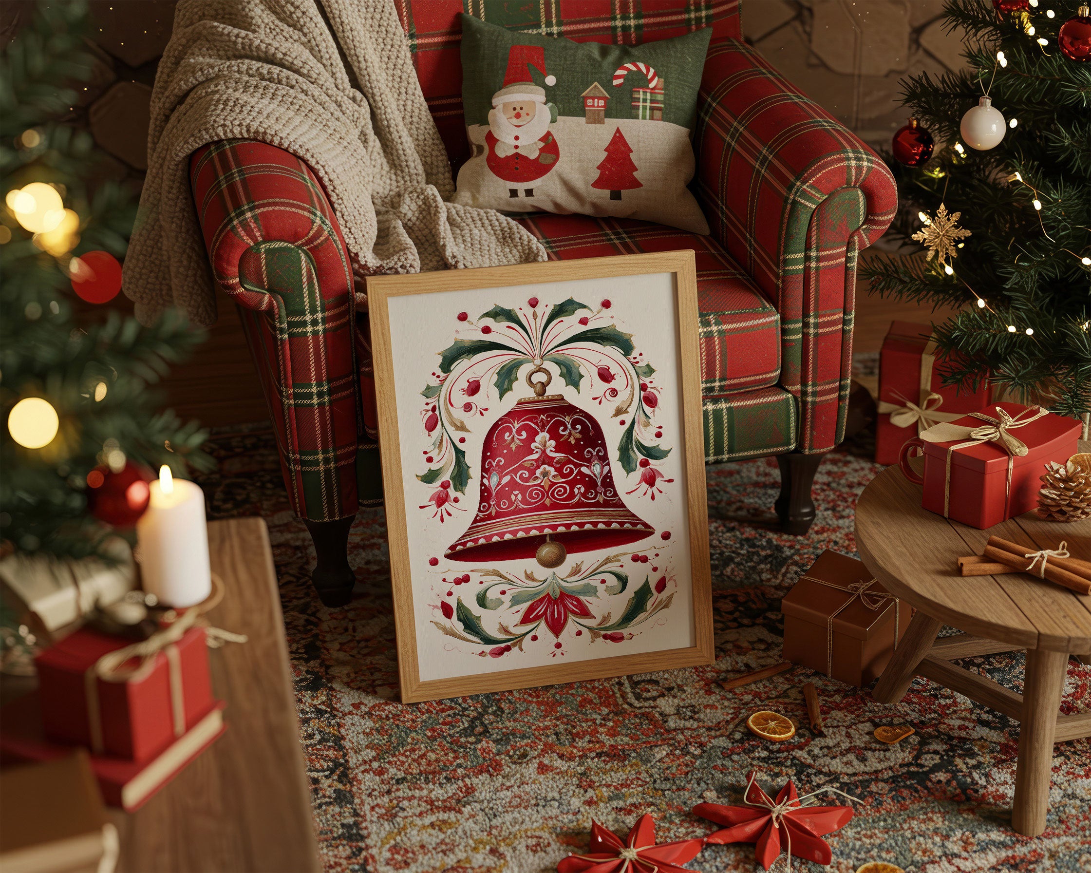 Crimson Bell Sings Winter's Welcome