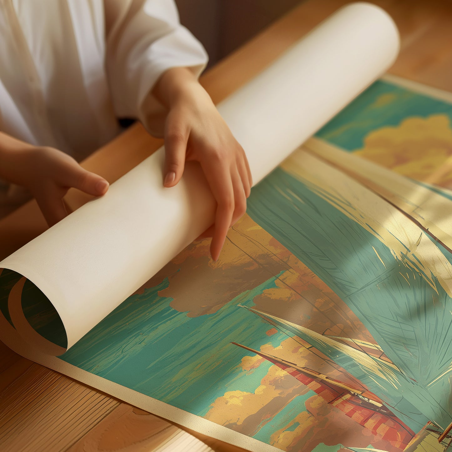 Golden Horizons Beckon Seafarers