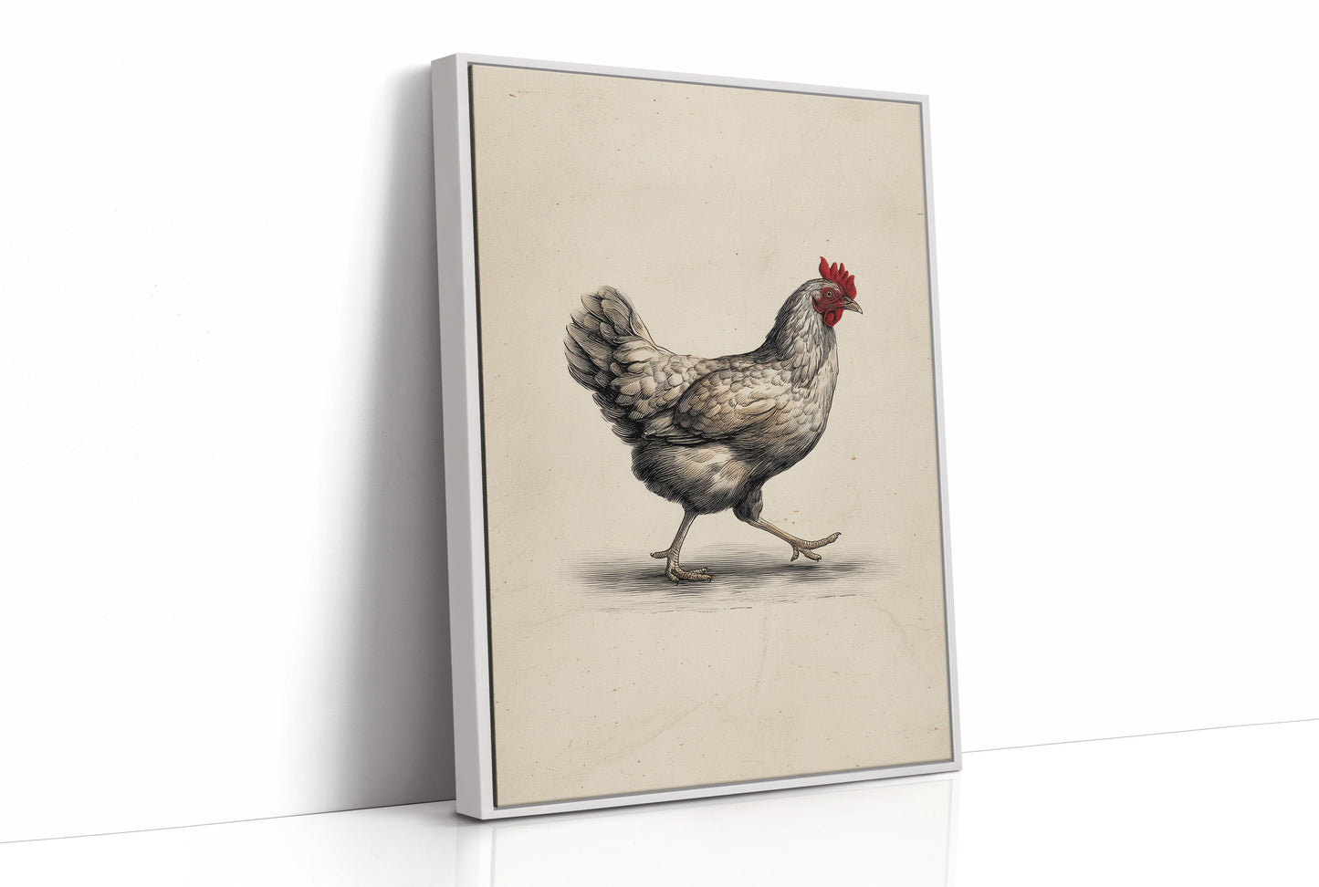 Pastoral Elegance: The Farmyard Patrol