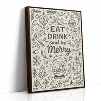 Holiday Cheer In Simple Lines