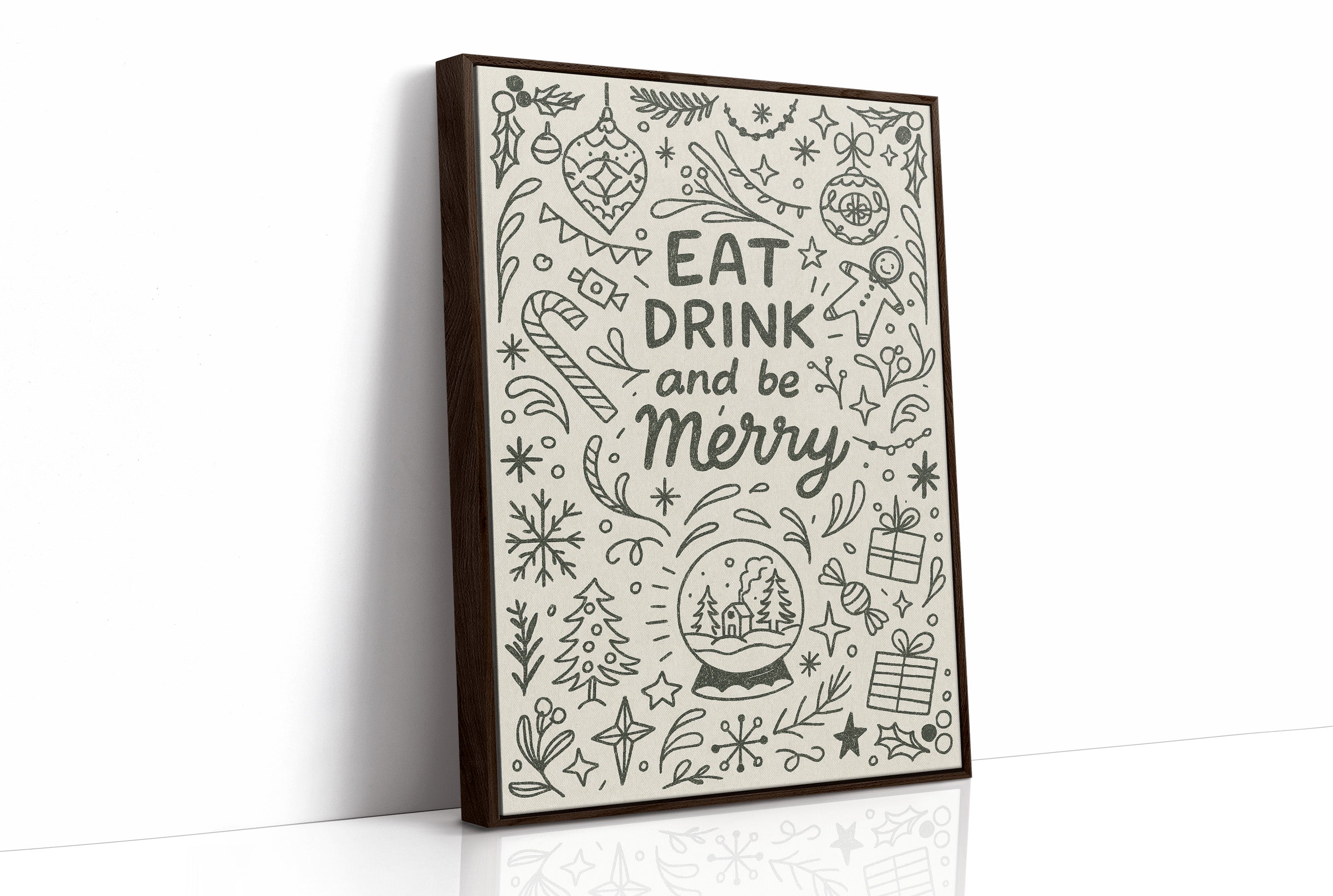 Holiday Cheer In Simple Lines