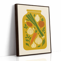 Autumn's Harvest In Mason Glass