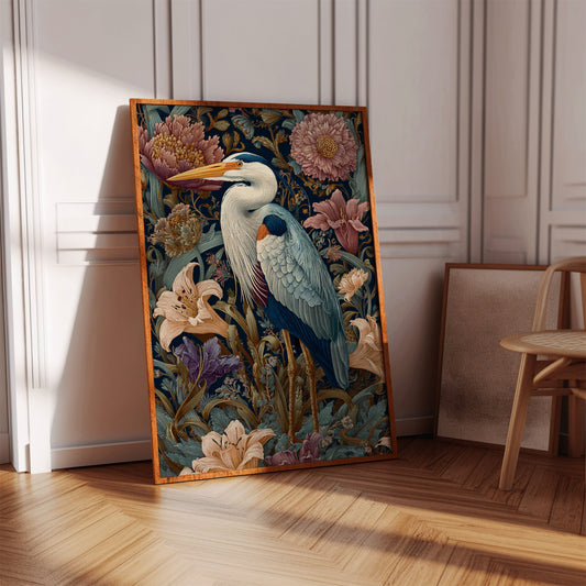 Elegance Amidst Flora's Embrace