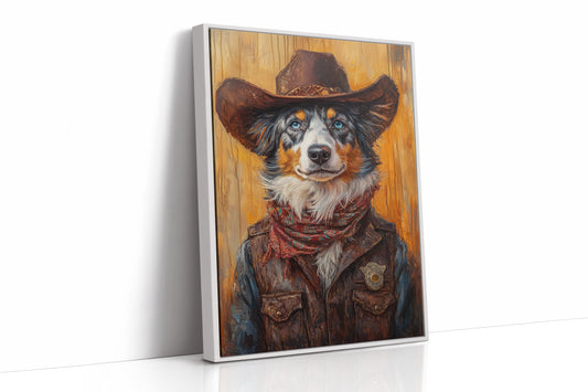 Australian Shepherd Cowboy Deputy