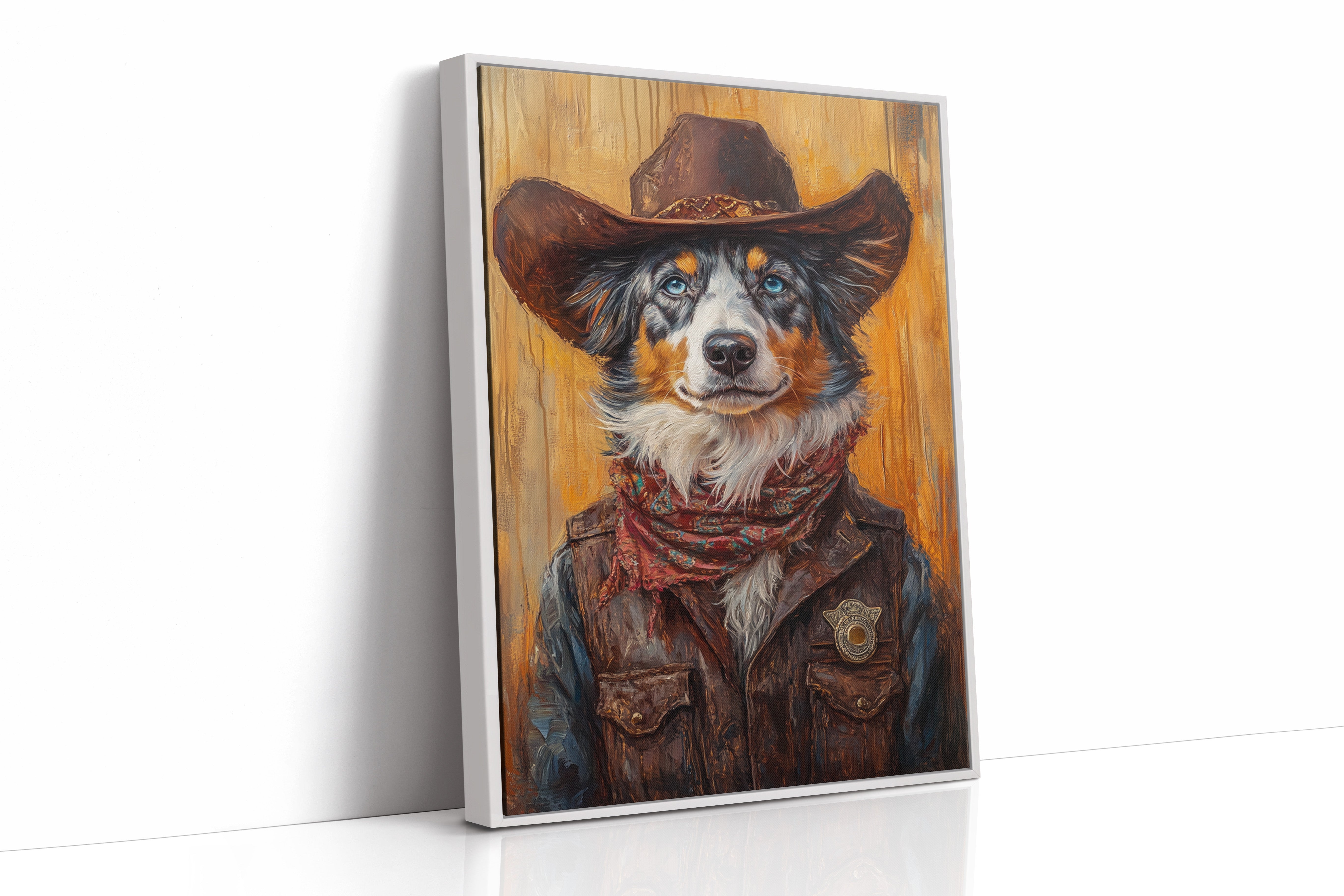 Australian Shepherd Cowboy Deputy