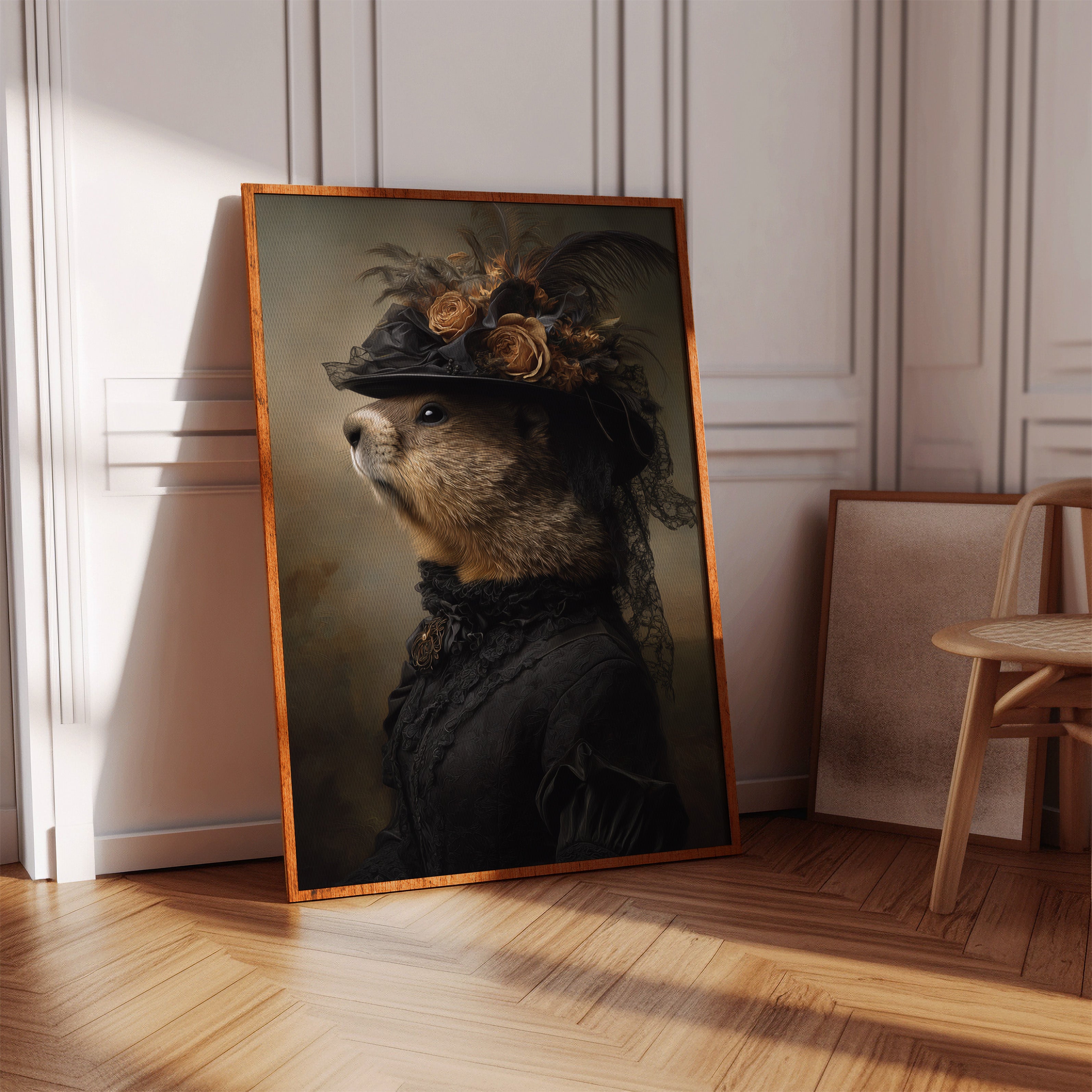 Elegance in Fur and Feathers