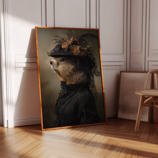 Elegance in Fur and Feathers