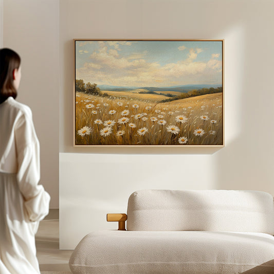 Summer Daisies Dance Through Golden Fields