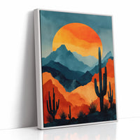 Saguaros Paint Their Mountain Song