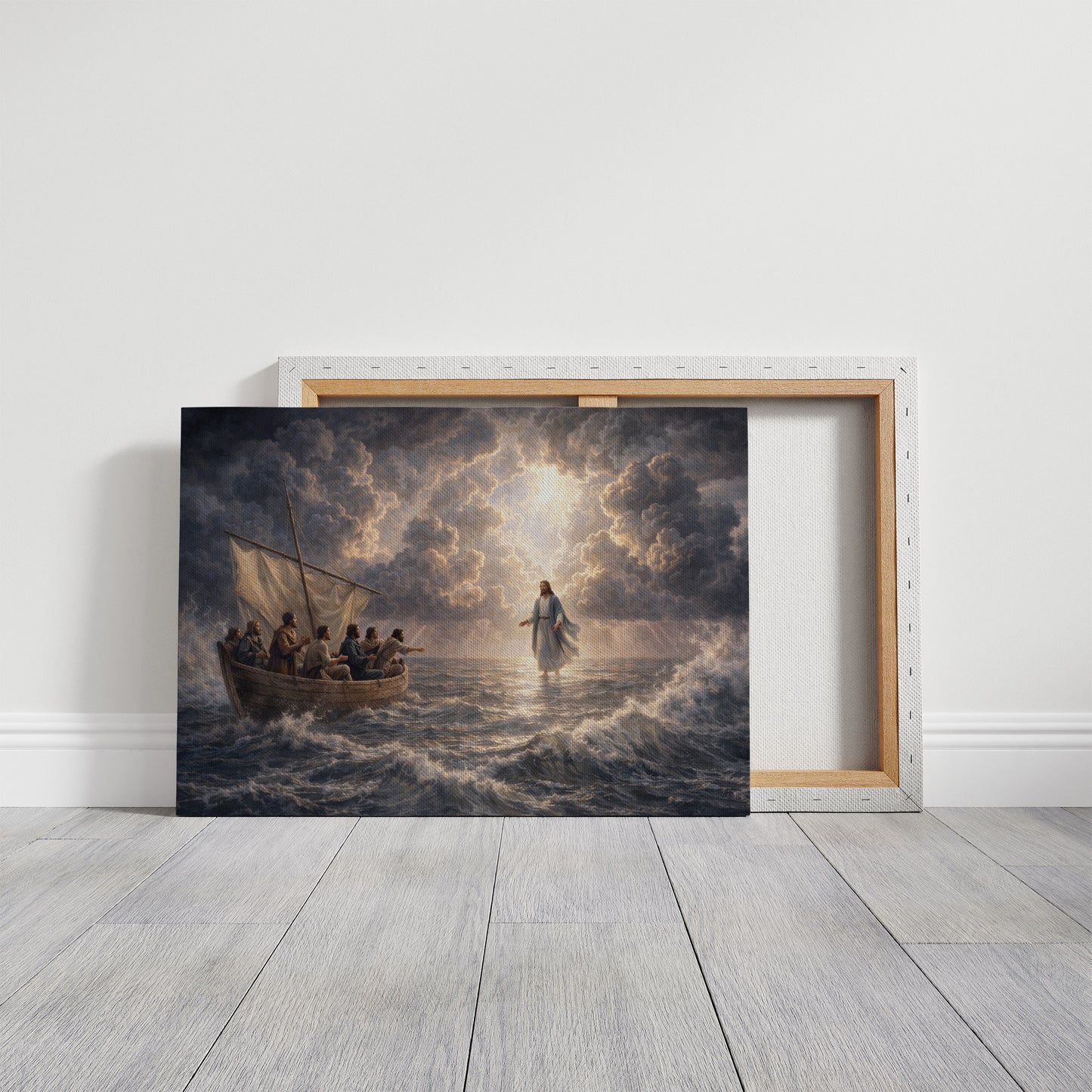 Divine Light Pierces Tempest's Fury