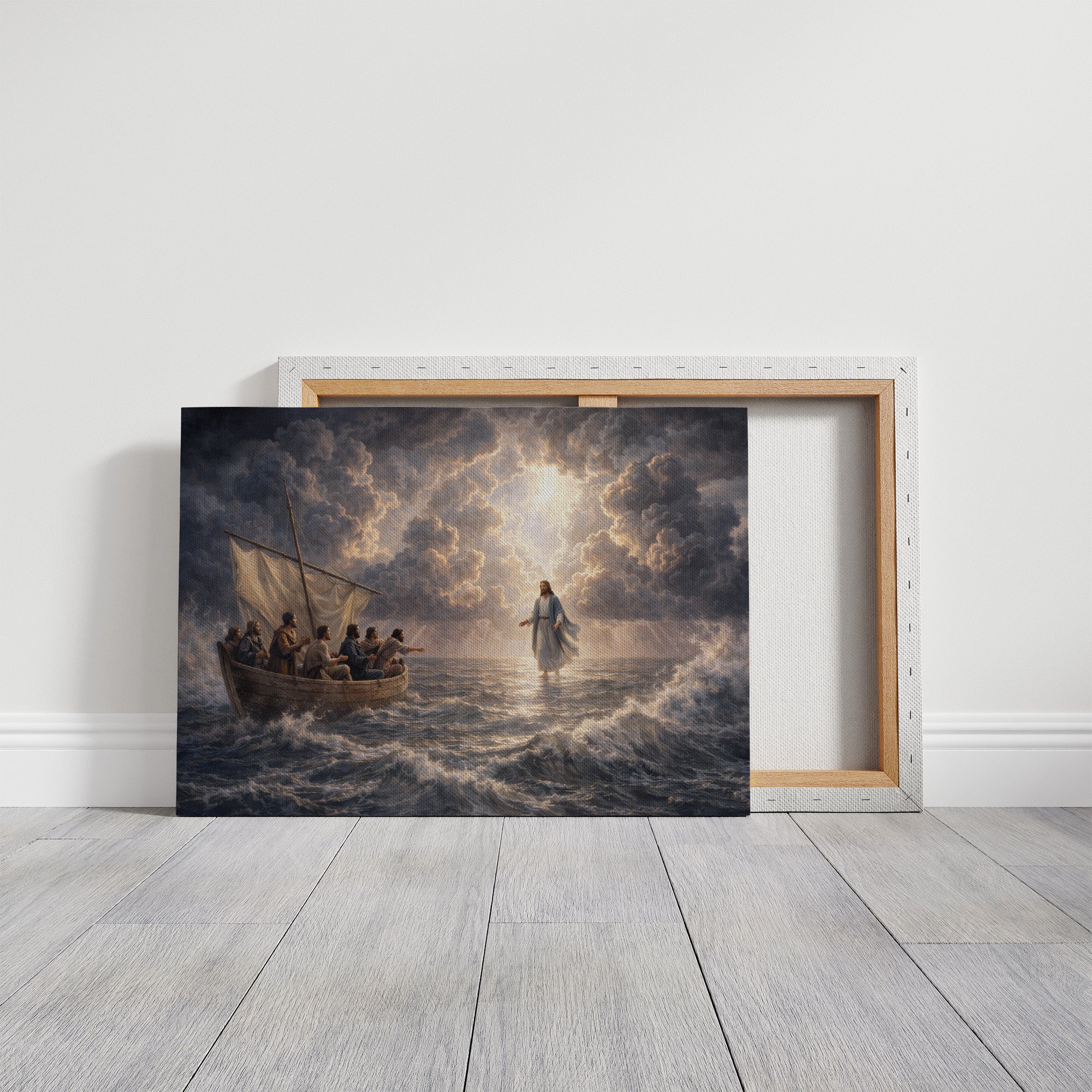 Divine Light Pierces Tempest's Fury