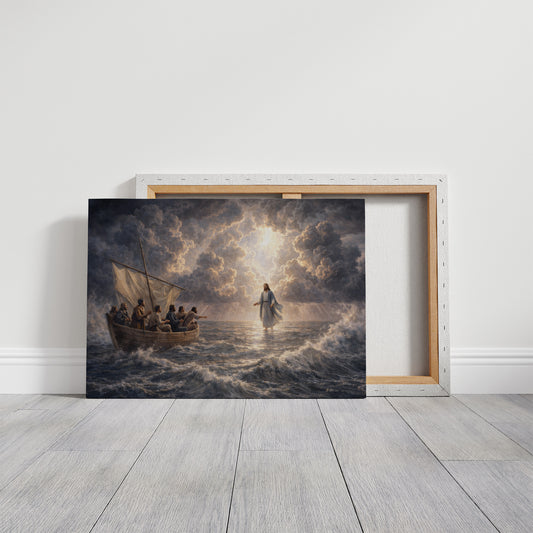 Divine Light Pierces Tempest's Fury