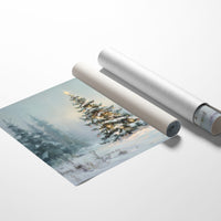 Snow Pine Glows With Winter Magic