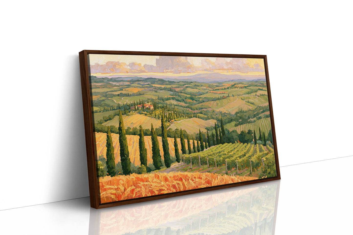 Cypress Road Through Tuscany