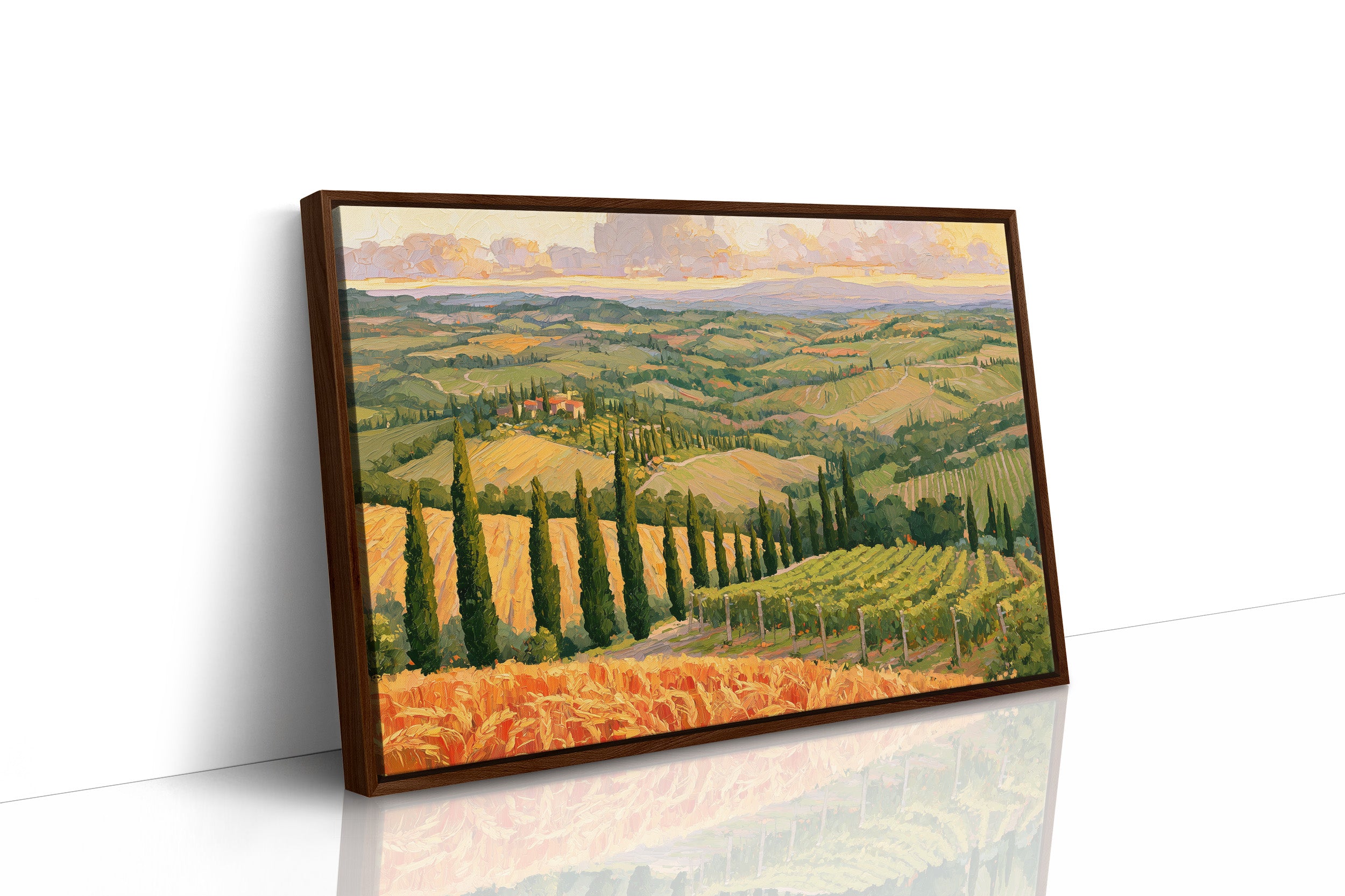 Cypress Road Through Tuscany