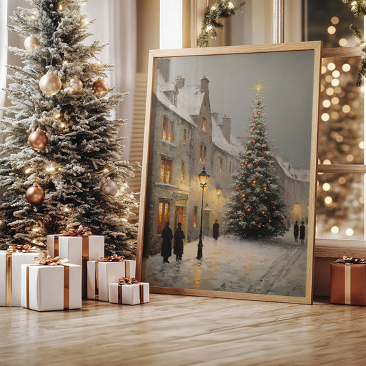 Winter Streets Glow With Promise