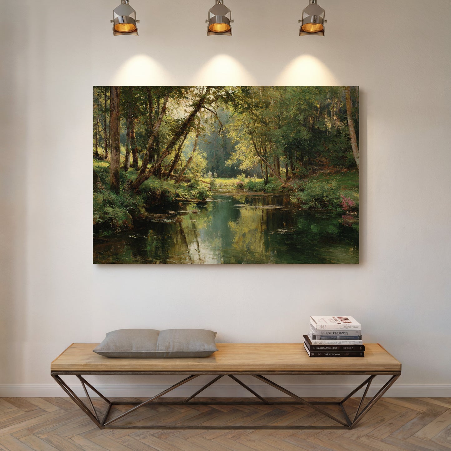 Summer Light Dances Through Forest Stream