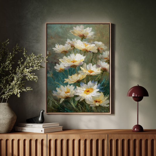 Sunlit Petals in Gentle Breeze