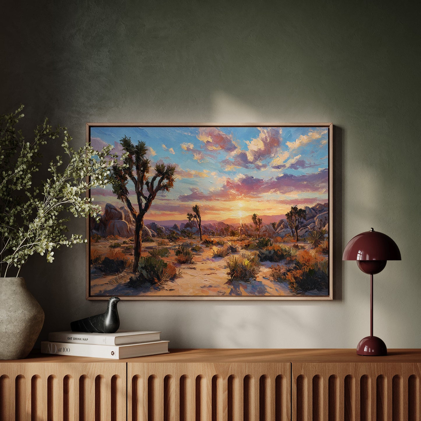 Sunset Ignites Joshua Tree's Soul