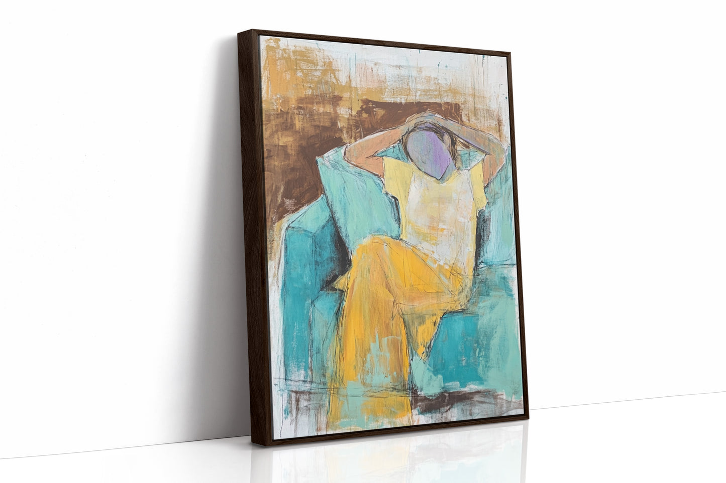 Sunlit Moments In Turquoise Room