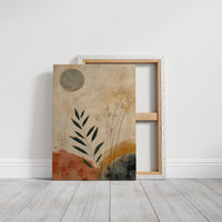 Moonlit Leaves Dance In Terra Cotta