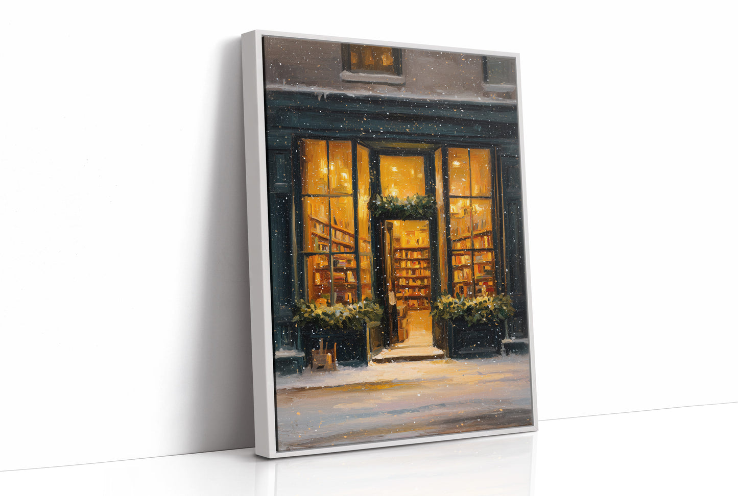 Winter's Bibliophile Haven