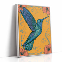 Hummingbird In Ornamental Bloom