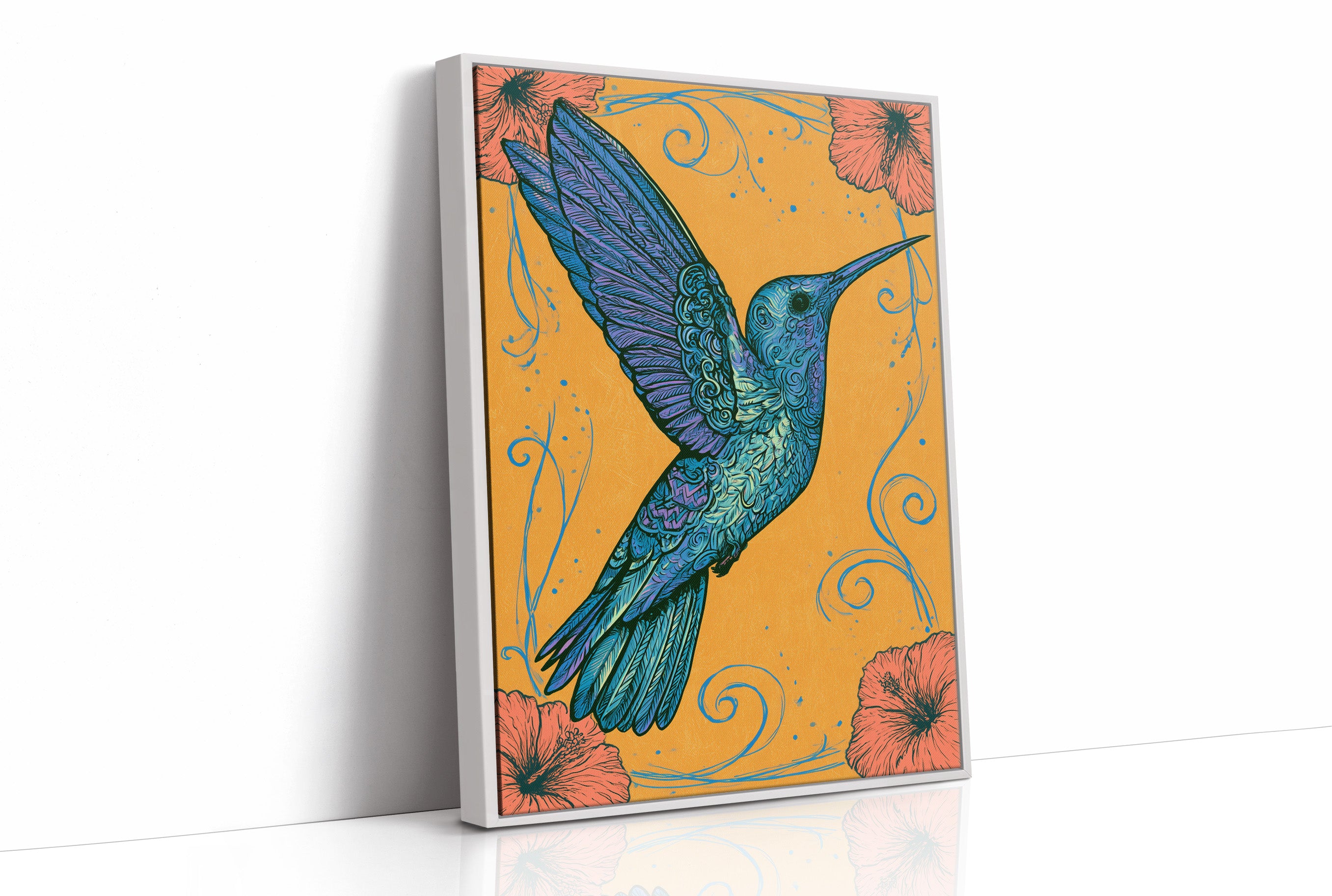 Hummingbird In Ornamental Bloom