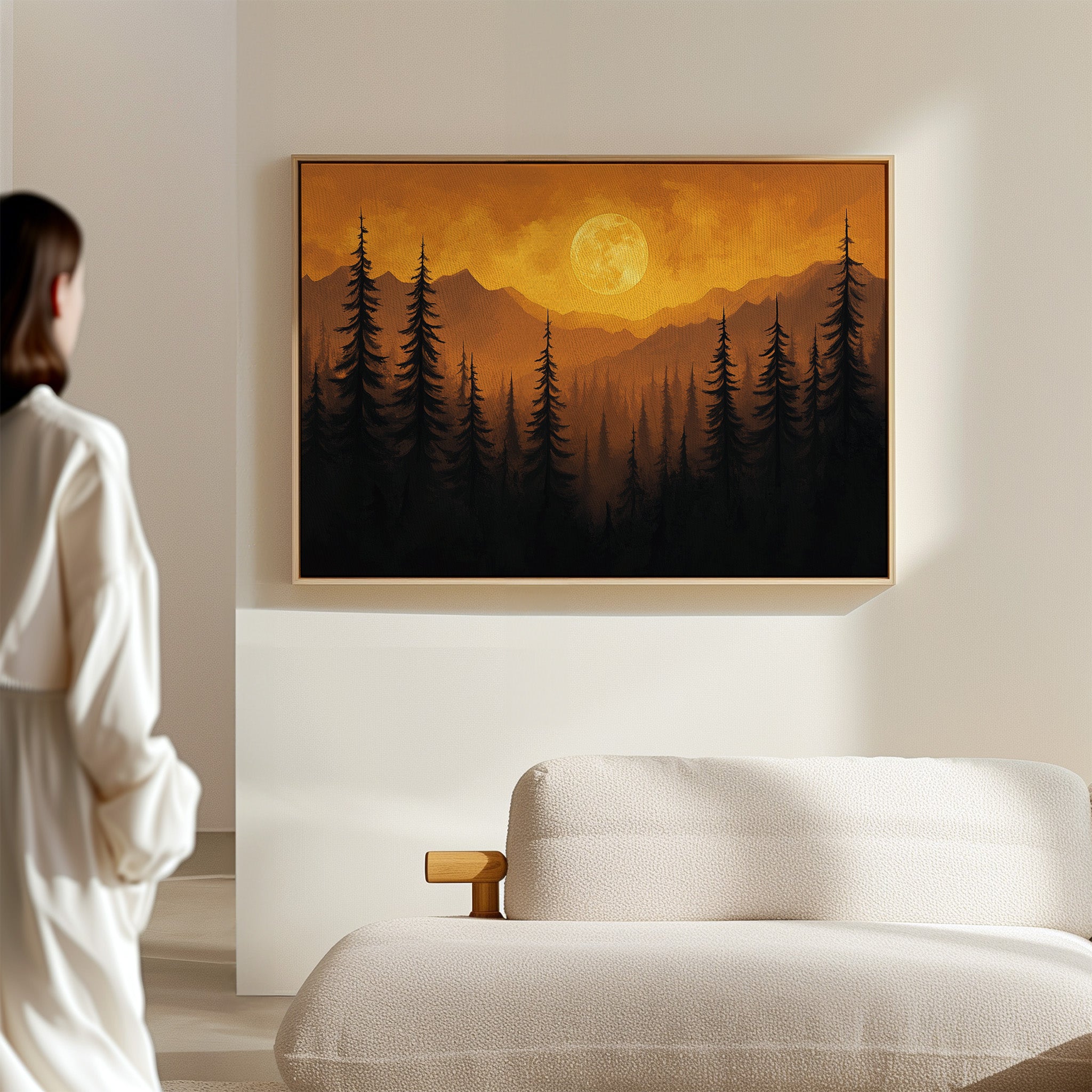 Ancient Pines Watch Golden Moon