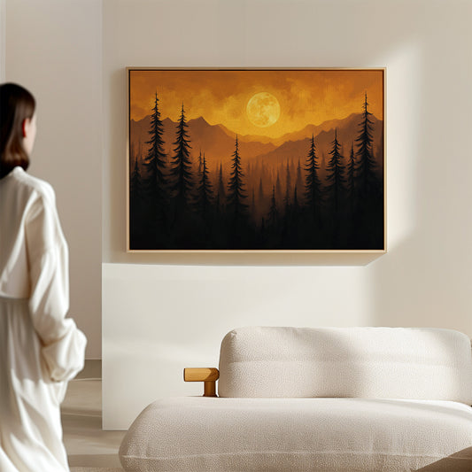 Ancient Pines Watch Golden Moon