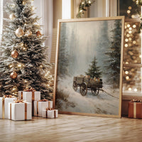 Winter Wagon Carries Forest Memories