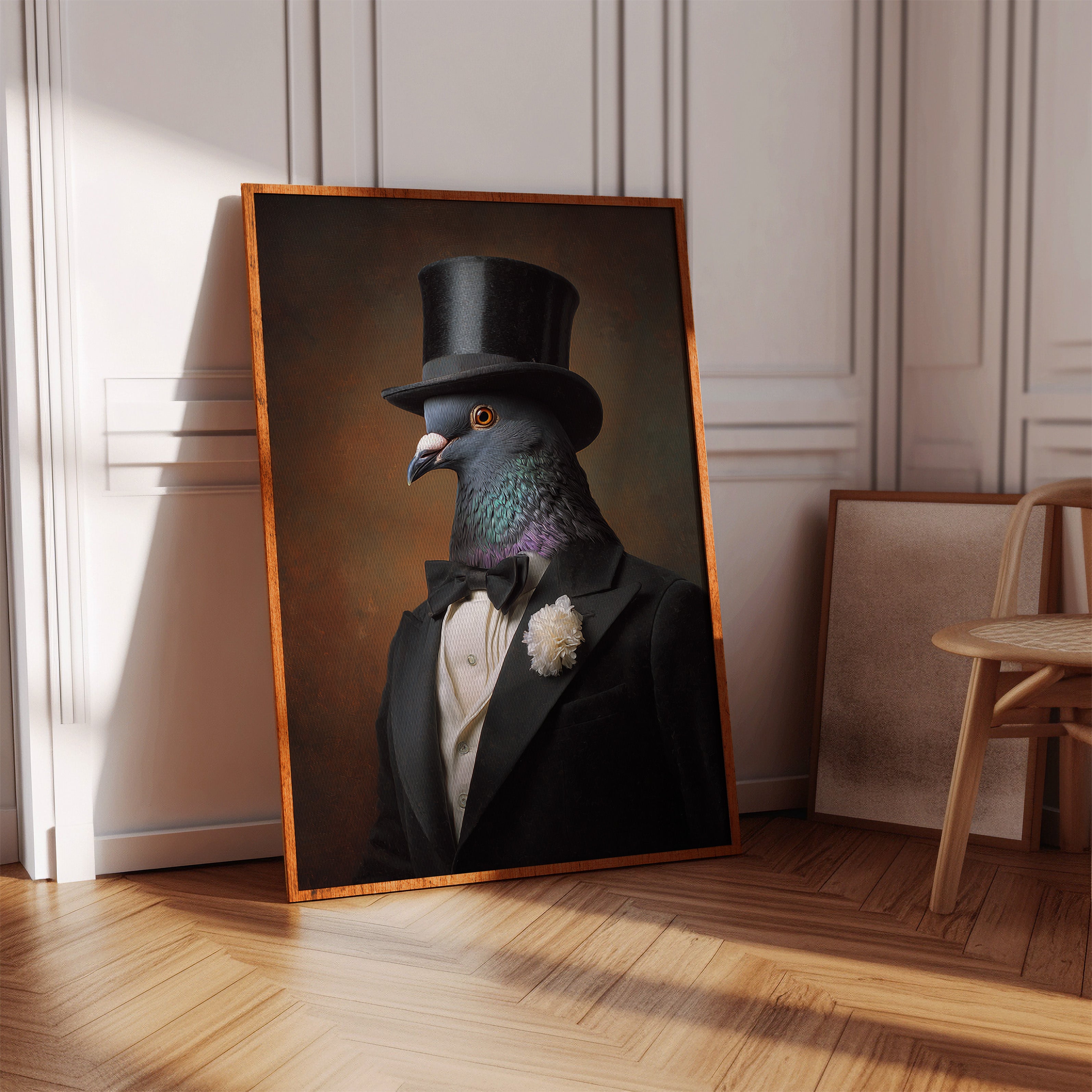 Dapper Feathers and Timeless Elegance