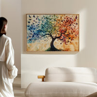 Seasons Dance Through Bird Wings