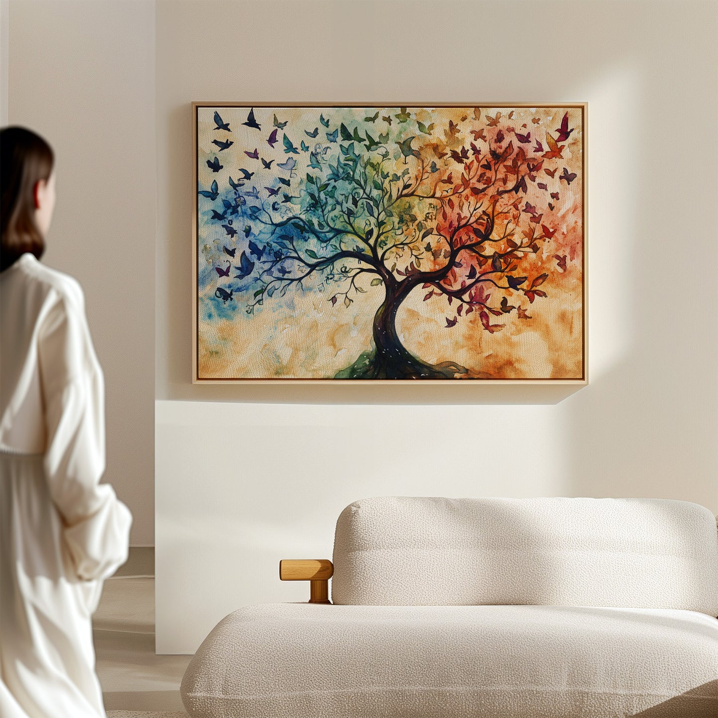 Seasons Dance Through Bird Wings