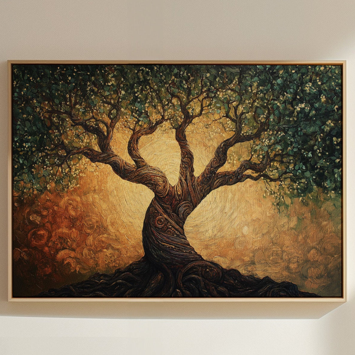 Ancient Olive Dances At Dawn