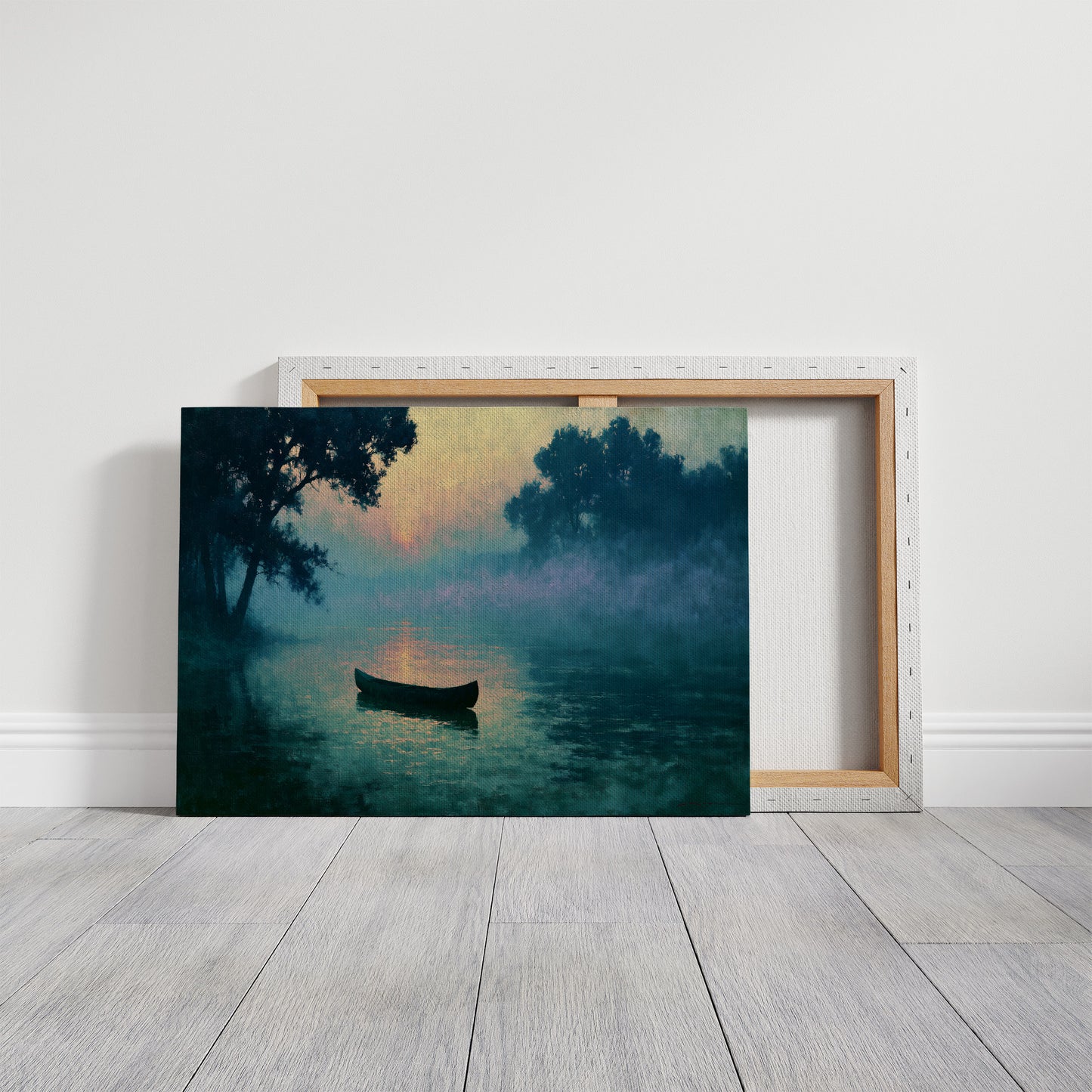 Solitary Paddle at First Light