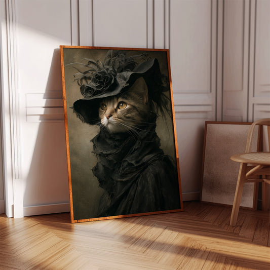 A Cat's Elegance Unveiled