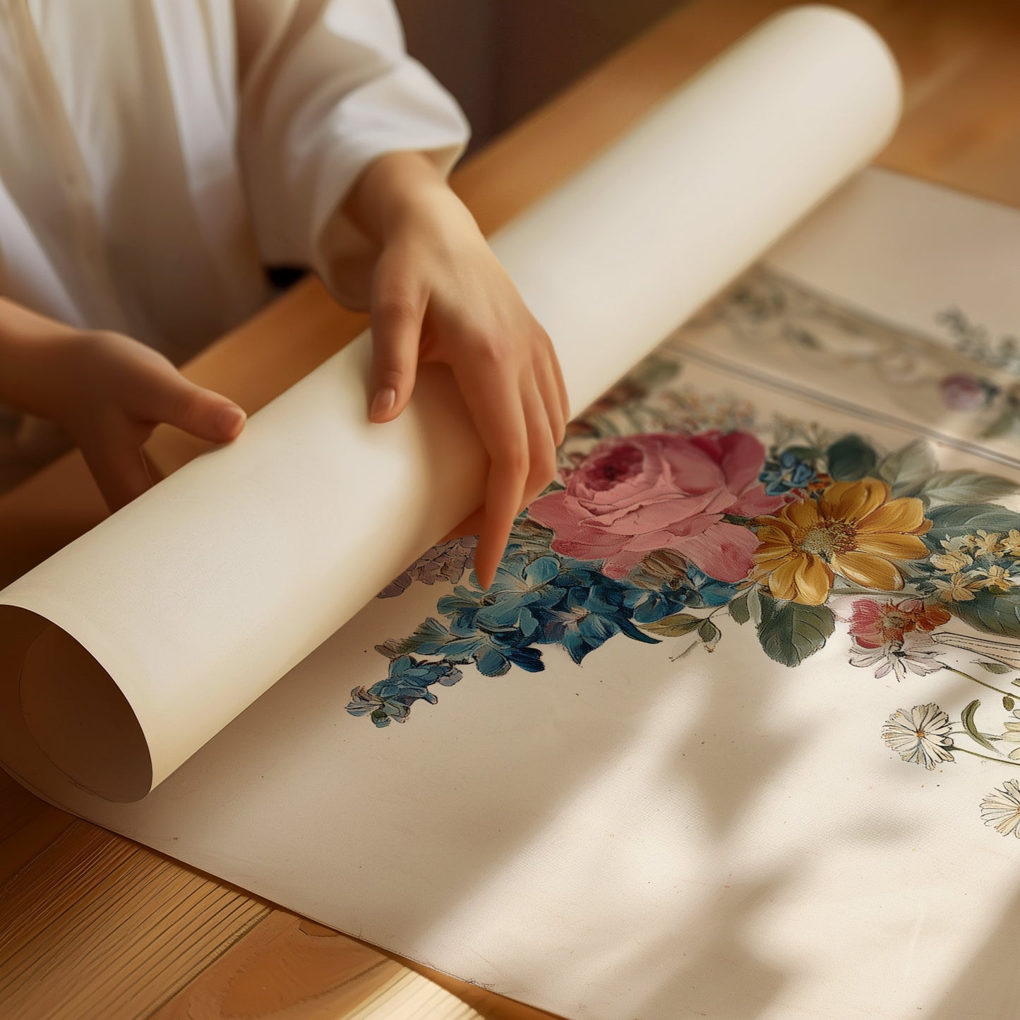 Blooms Upon Weathered Leather