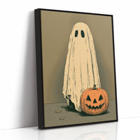 Just a Ghost and His Pumpkin