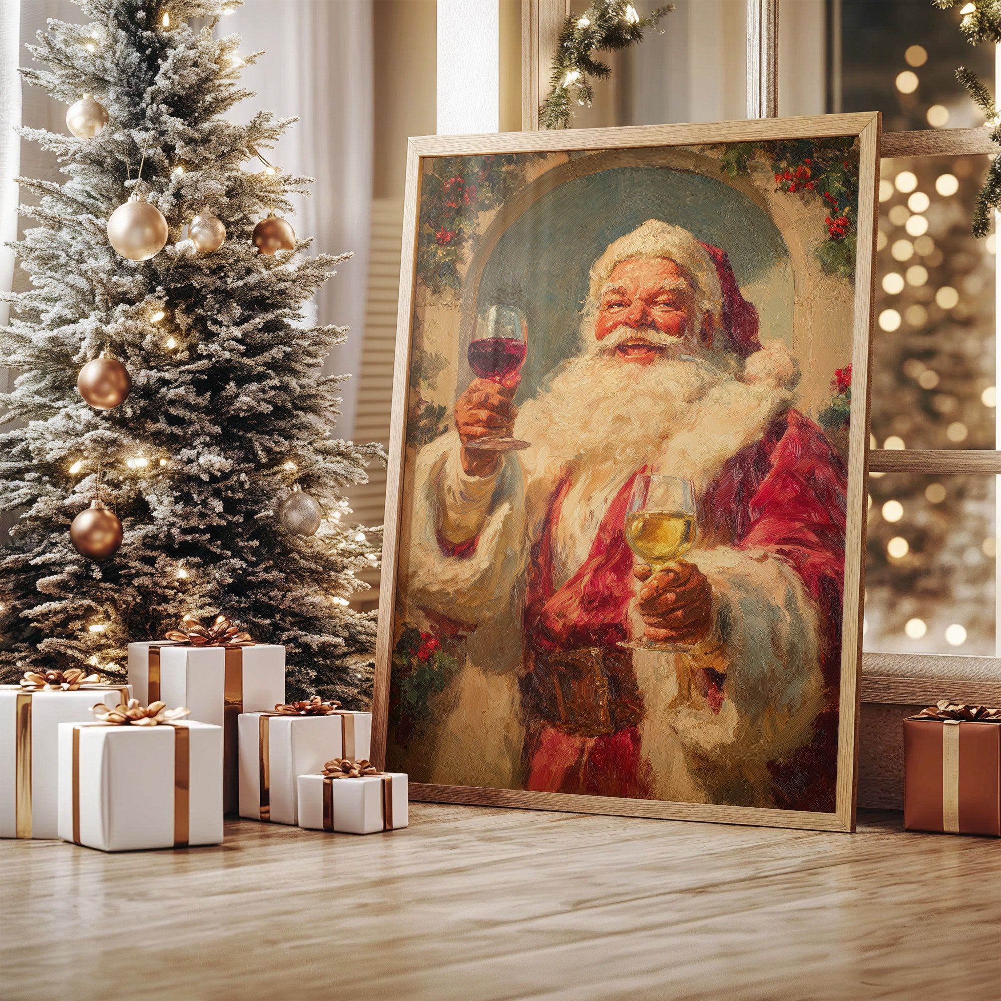 Joyful Toast On Christmas Night