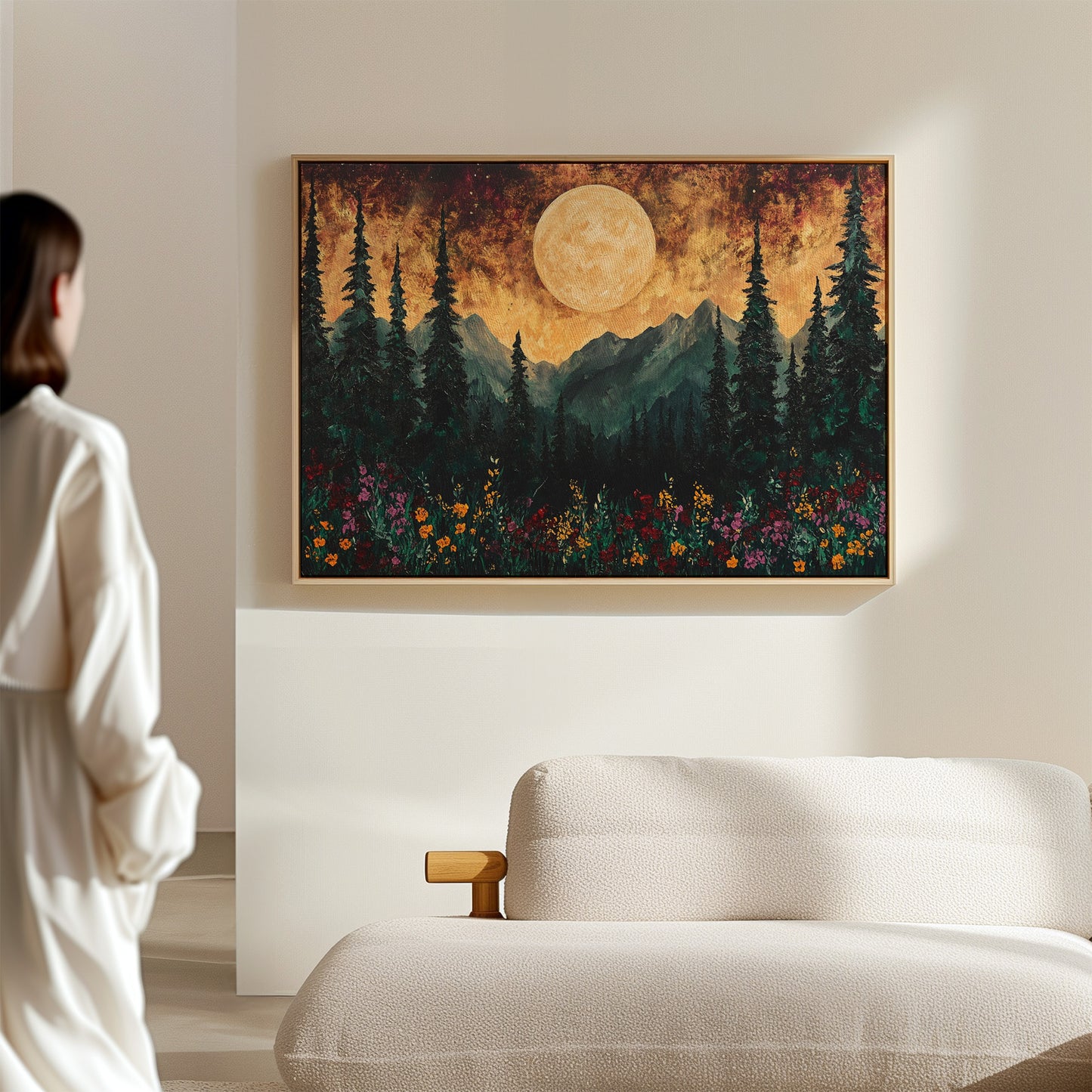 Alpine Meadows Catch Moonlight's Gold