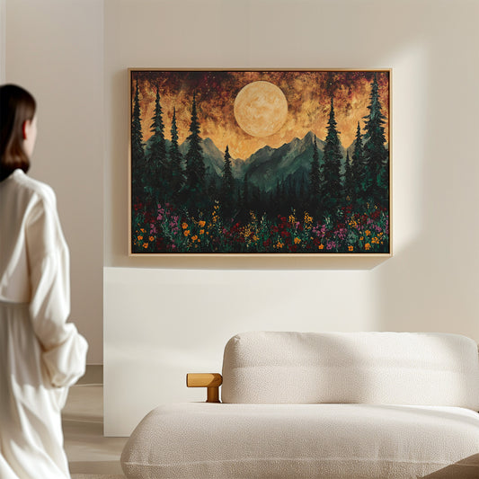 Alpine Meadows Catch Moonlight's Gold