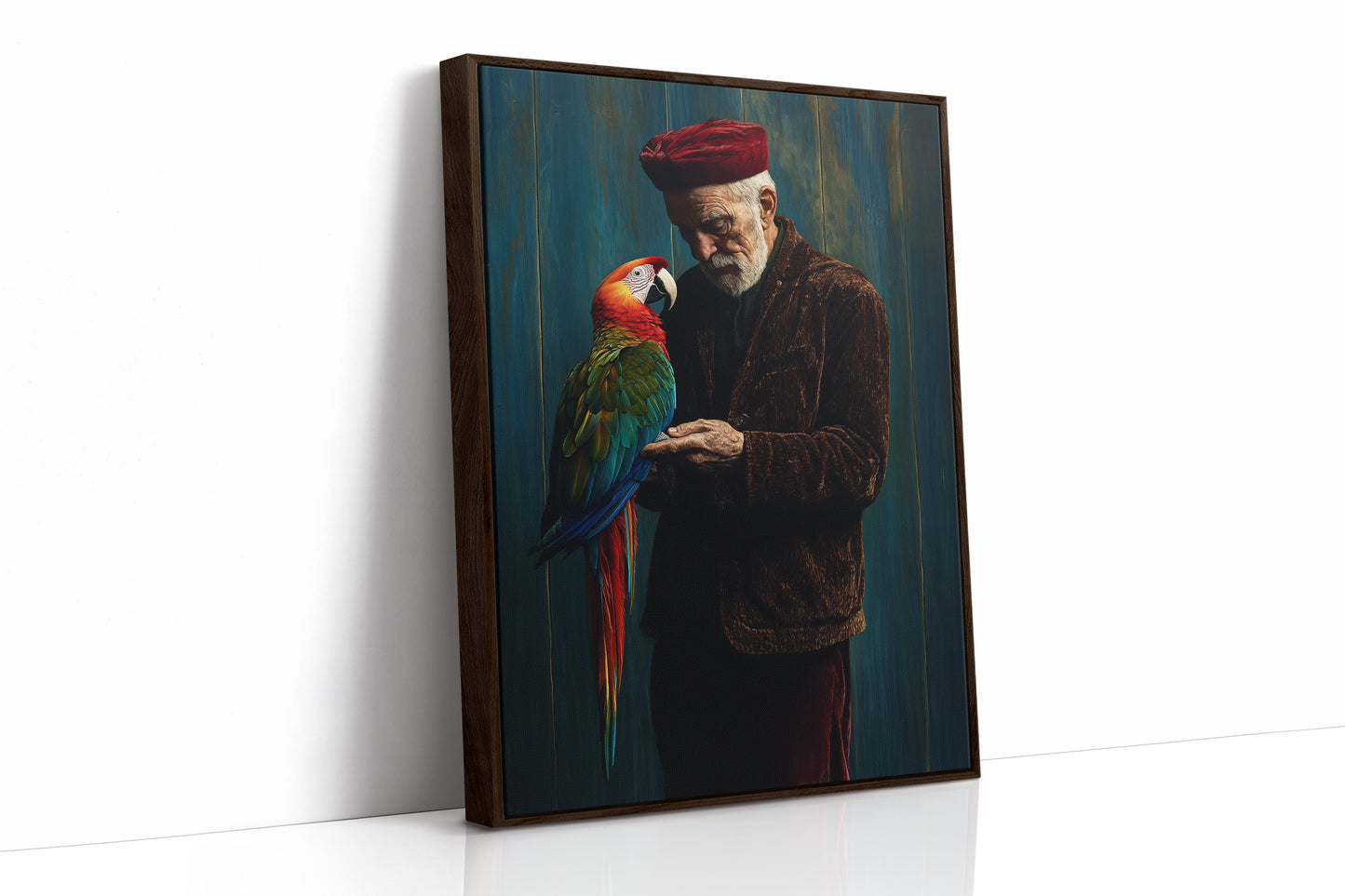 Vibrant Feathers Meet Velvet Evening