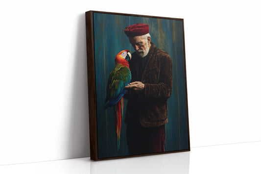 Vibrant Feathers Meet Velvet Evening