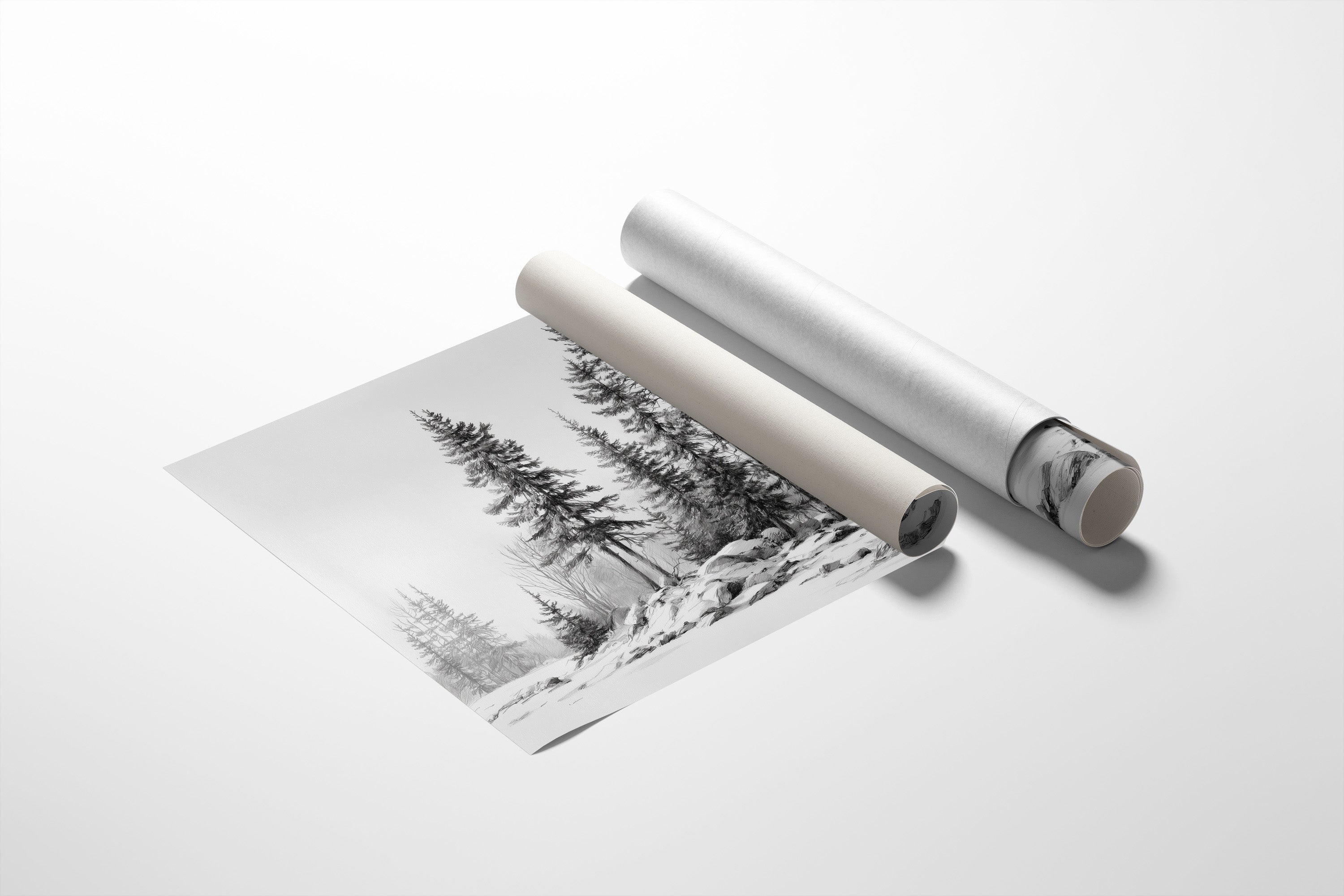 Winter Pines Stand Silent Watch