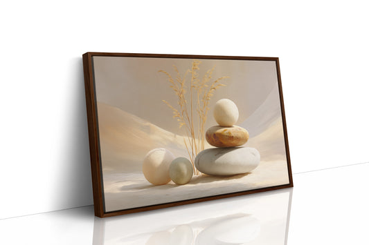 Sunlit Stones Find Morning Balance