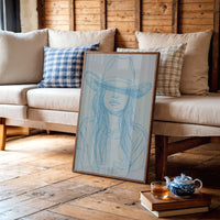 Blue Lines Paint Prairie Stories