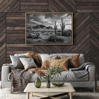 Saguaros Dance Under Storm Clouds