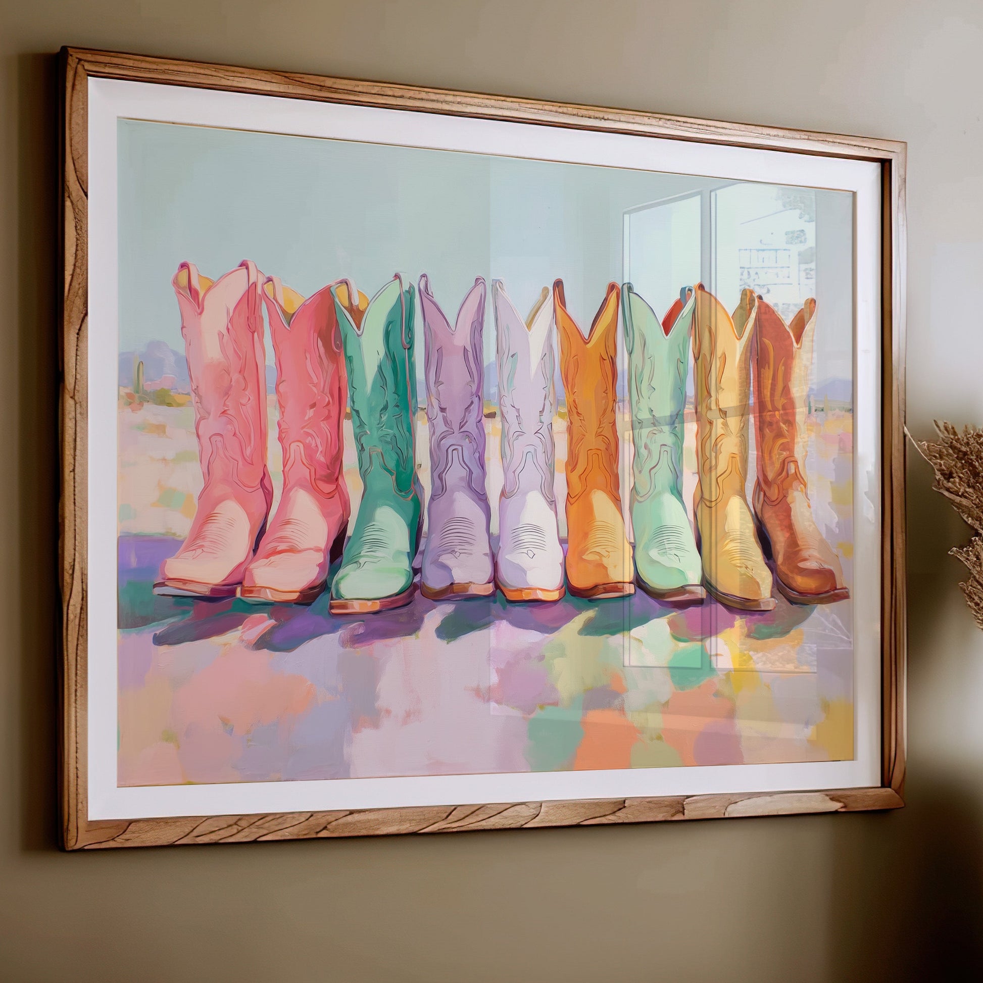 A Line of Colorful Journeys